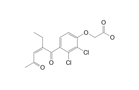 (Z)-[4'-(3"-Acetyl-2"-ethylacryloyl)-2',3'-dichlorophenoxy]-acetic acid