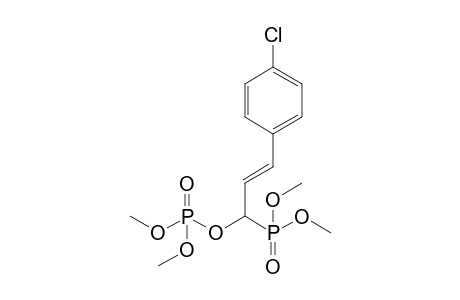 (E)-3-(4-Chlorophenyl)-1-(dimethoxyphosphoryl)allyl dimethylphosphate