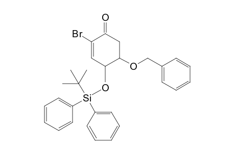 4-[(t-Butyldiphenylsilyl)oxy]-5-benzyloxy-2-bromocyclohex-2-en-1-one