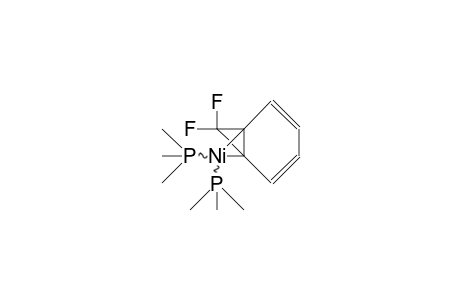 8,8-Difluoro-7,7-bis(trimethylphosphane)-7-nickela-tricyclo[4.1.1.0/1,6/]octa-2,4-diene