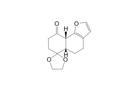 CIS-4,5A,6,7,8,9A-HEXAHYDRO-5H-NAPHTHO-[1,2-B]-FURAN-4,9-DIONE-4-MONOETHYLENE-KETAL