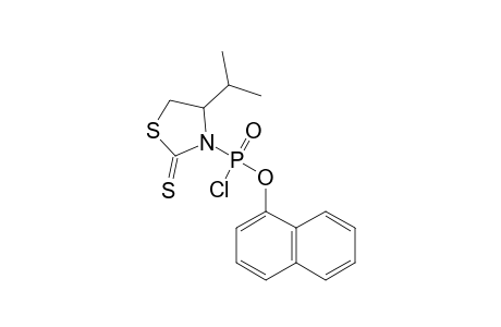 1-NAPHTHYL-[(S)-4-ISOPROPYLTHIAZOLIDINE-2-THIONE]-PHOSPHOROCHLORIDATE;MAJOR_DIASTEREOMER
