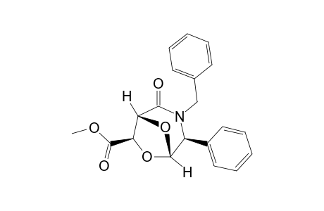 (1R,4S,5S,7R)-2-oxo-4-phenyl-3-(phenylmethyl)-6,8-dioxa-3-azabicyclo[3.2.1]octane-7-carboxylic acid methyl ester