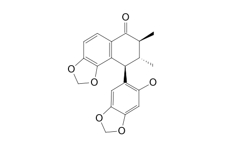 (7'R,8S,8'S)-2'-HYDROXY-3,4:4',5'-BIS-(METHYLENEDIOXY)-7-OXO-2,7'-CYCLOLIGNAN