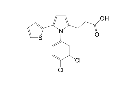 3-[1-(3,4-dichlorophenyl)-5-(2-thienyl)pyrrol-2-yl]propanoic acid