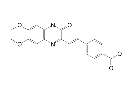 6,7-Dimethoxy-1-methyl-3-(p-carboxyphenylvinyl)-2(1H)-quinoxalinone