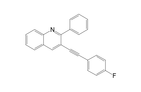 3-[(4-Fluorophenyl)ethynyl]-2-phenylquinoline