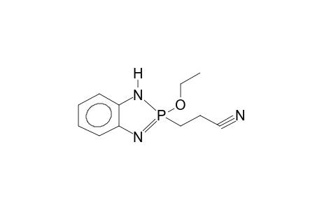 2-ETHOXY-2-(2-CYANOETHYL)-4,5-BENZO-1,3,2-DIAZAPHOSPHOL-2-ENE