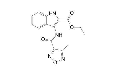 ethyl 3-{[(4-methyl-1,2,5-oxadiazol-3-yl)carbonyl]amino}-1H-indole-2-carboxylate