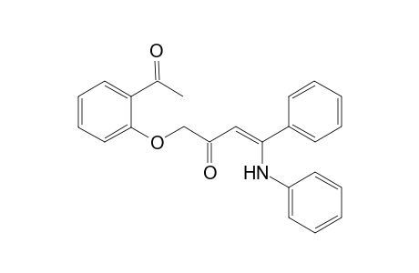 3-Anilino-3-phenyl-1-(o-methoxyacetophenone)2-propen-1-one