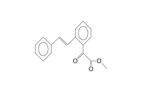 2-Stilbenyl-glyoxylic acid, methyl ester