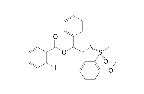 2-(S-Methyl-S-2-methoxyphenyl)sulfoximidoyl-1-(phenyl)ethyl 2-iodobenzoate