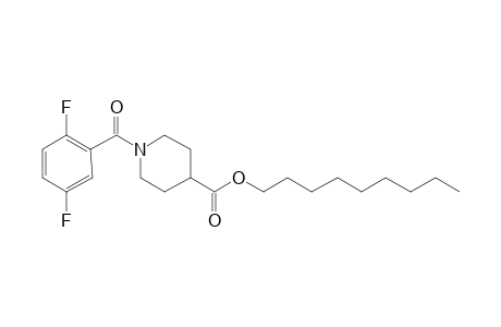 Isonipecotic acid, N-(2,5-difluorobenzoyl)-, nonyl ester