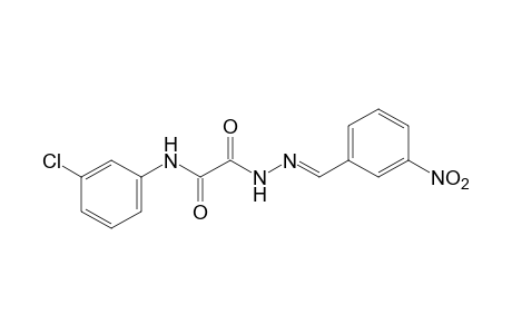 5-(m-chlorophenyl)-1-(m-nitrobenzylidene)semioxamazide