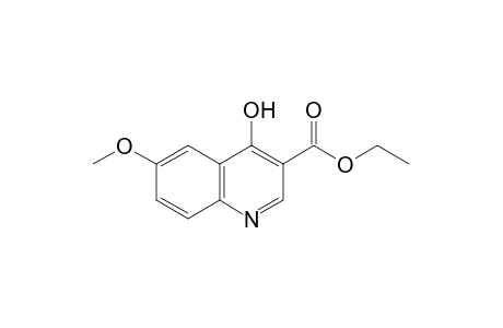 4-hydroxy-6-methoxy-3-quinolinecarboxylic acid, ethyl ester