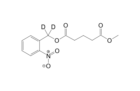 Glutaric acid (2-nitrobenzyl-a,a-D2) ester methyl ester