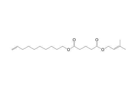 Glutaric acid, 3-methylbut-2-en-1-yl dec-9-enyl ester