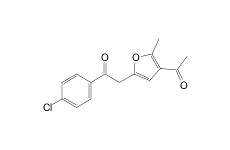 2-(4-acetyl-5-methyl-2-furyl)-1-(4-chlorophenyl)ethanone