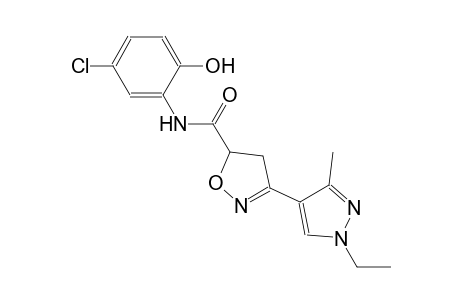 5-isoxazolecarboxamide, N-(5-chloro-2-hydroxyphenyl)-3-(1-ethyl-3-methyl-1H-pyrazol-4-yl)-4,5-dihydro-