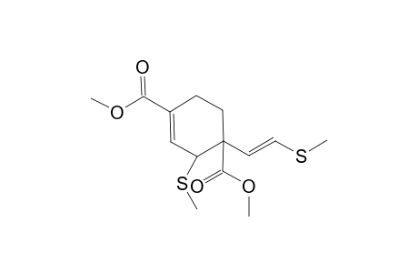 1,4-Bis(methoxycarbonyl)-3-methylthio-4-{2-methylthioethenyl}cyclohexene