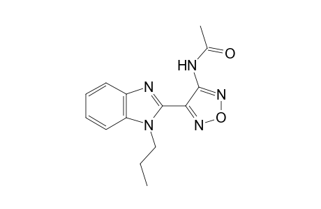 N-[4-(1-Propyl-1H-benzimidazol-2-yl)-1,2,5-oxadiazol-3-yl]acetamide