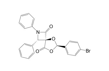 (4-r,3-t,6-t)-2-Aza-5,7-dioxa-6-(4'-bromophenyl)-2,3-diphenyl-spiro[3.4]octane-1,8-dione