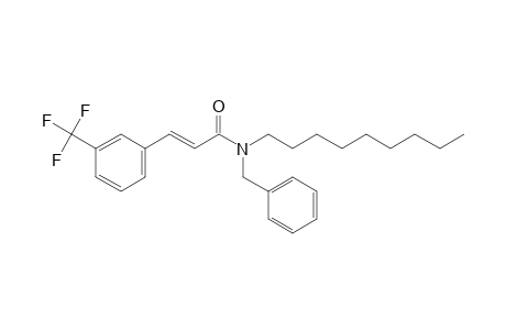 Trans-cinnamamide, 3-trifluoromethyl-N-benzyl-N-nonyl-