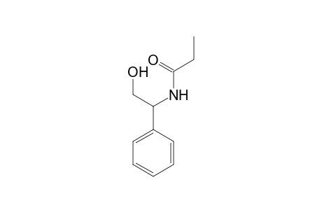 N-(2-hydroxy-1-phenyl-ethyl)propanamide
