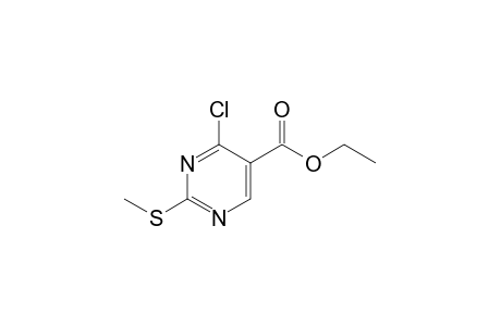 4-chloro-2-(methylthio)-5-pyrimidinecarboxylic acid, ethyl ester