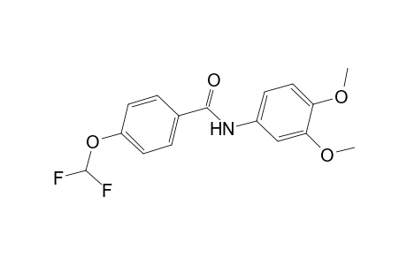 4-(difluoromethoxy)-N-(3,4-dimethoxyphenyl)benzamide