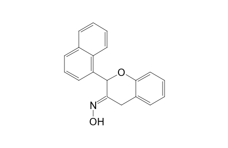 (NE)-N-(2-naphthalen-1-ylchroman-3-ylidene)hydroxylamine