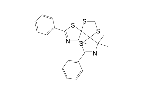 4,410,10-TETRAMETHYL-2,8-DIPHENYL-1,7,11,13-TETRATHIA-3,9-DIAZADISPIRO-[4.0.4.3]-TRIDECA-2,8-DIENE