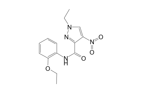 1H-Pyrazole-3-carboxamide, N-(2-ethoxyphenyl)-1-ethyl-4-nitro-