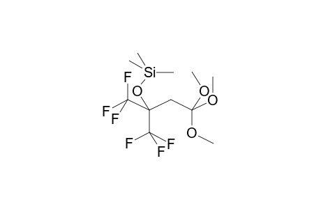 1,1,1-TRIMETHOXY-4,4,4-TRIFLUORO-3-TRIFLUOROMETHYLBUTANOL-3,TRIMETHYLSILYL ETHER