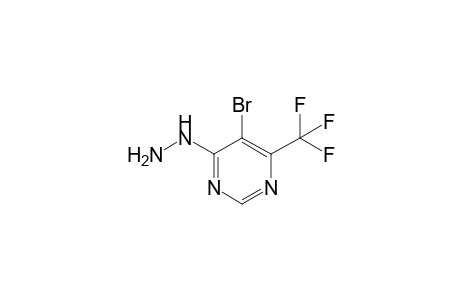 [5-bromanyl-6-(trifluoromethyl)pyrimidin-4-yl]diazane