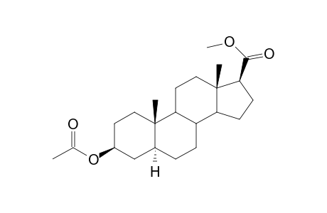 17.BETA.-(METHOXYCARBONYL)-5.ALPHA.-ANDROSTAN-3.BETA.-YL ACETATE