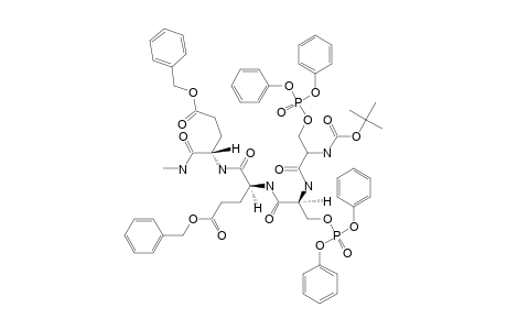 BOC-SER-(PO3PH2)-SER-(PO3PH2)-GLU-(OBZL)-GLU-(OBZL)-NHME