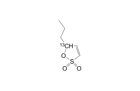 3-[13C]-hex-1-ene-1,3-sultone