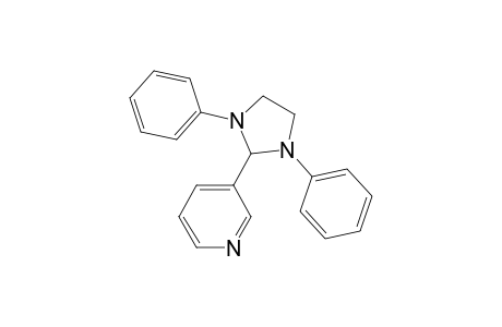 3-(1,3-Diphenyl-2-imidazolidinyl)pyridine