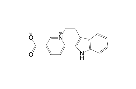 6,7-Dihydro-12H-indolo[2,3-a]quinolizinium-3-carboxylate