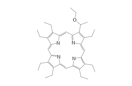 1-(1-Ethoxyethyl)-2,3,4,5,6,7,8-heptaethylporphyrin