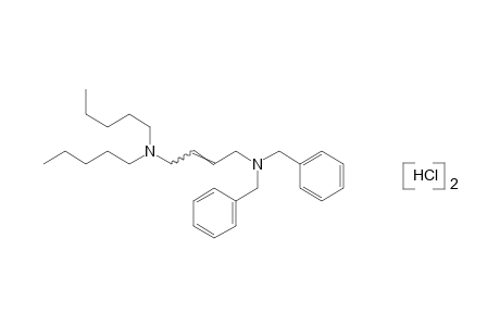 N,N-dibenzyl-N',N'-dipentyl-2-butene-1,4-diamine, dihydrochloride