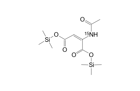 15N-Acetylamido-15N-(1,4-but-2-endioic acid) di(trimethylsilyl) ester