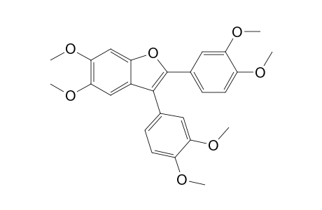 2,3-BIS-(3,4-DIMETHOXYPHENYL)-5,6-DIMETHOXYBENZO-[B]-FURAN