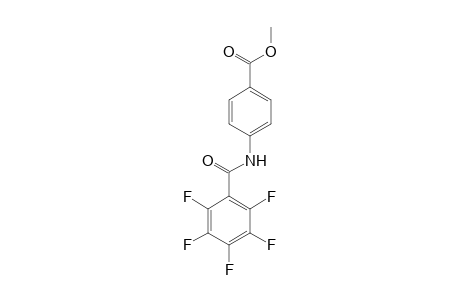 Methyl 4-[(2,3,4,5,6-pentafluorobenzoyl)amino]benzoate
