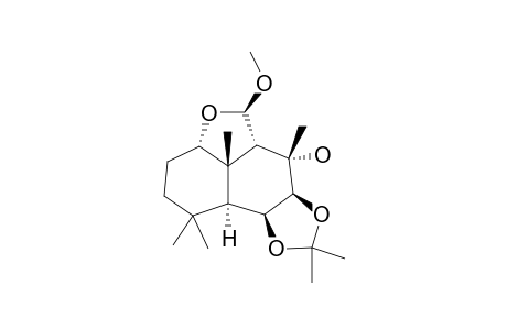 #8C;1,2,3,3A-BETA,5A-BETA,6,6A-ALPHA,9A-ALPHA,9B-ALPHA,9C-DECAHYDRO-6-ALPHA-HYDROXY-5-BETA-METHOXY-1,1,6-BETA,8,8,9C-BETA-HEXAMETHYL-5H-FURO-[4',3',2':4,5]-