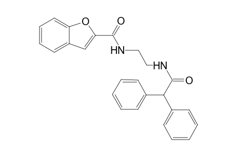 2-benzofurancarboxamide, N-[2-[(2,2-diphenylacetyl)amino]ethyl]-