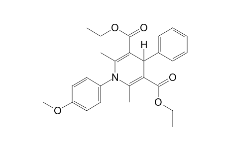 1,4-dihydro-2,6-dimethyl-1-(p-methoxyphenyl)-4-phenyl-3,5-pyridinedicarboxylic acid, diethyl ester