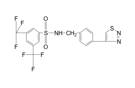 alpha,alpha,alpha,alpha',alpha',alpha'-hexafluoro-N-[p-(1,2,3-thiadiazol-4-yl)benzyl]-3,5-xylenesulfonamide