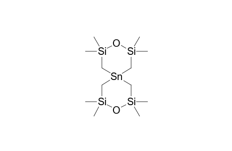 2,2,4,4,8,8,10,10-Octamethyl-3,9-dioxa-2,4,8,10-tetrasila-6-stannaspiro[5.5]undecane